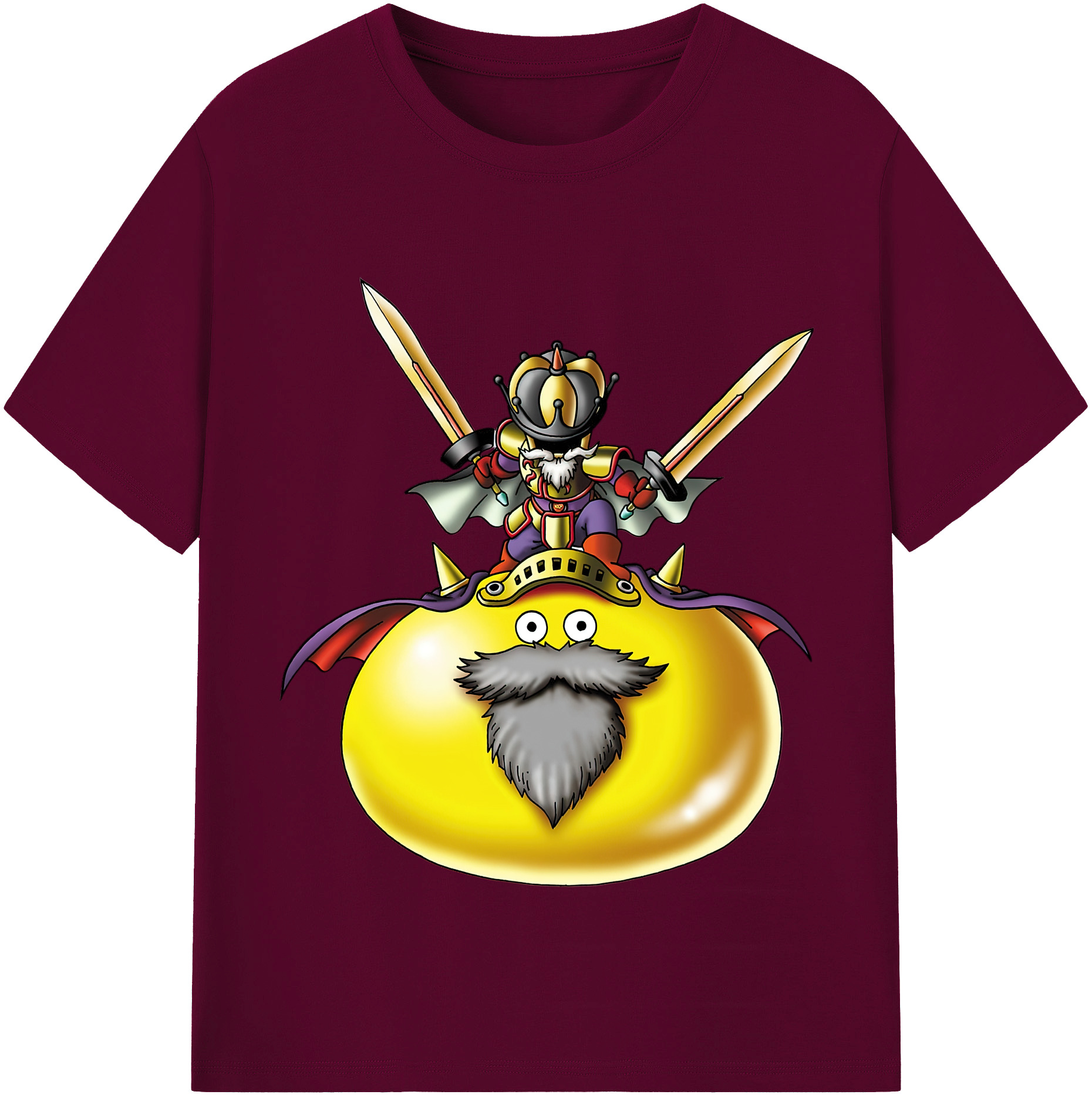 （画像用） ドラゴンクエスト Doragon Kuesuto Dragon Quest レディースカジュアルプリントTシャツ（綿100％）